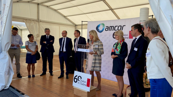 60 ans de l'entreprise Amcor Capsules à Chalon-sur-Saône