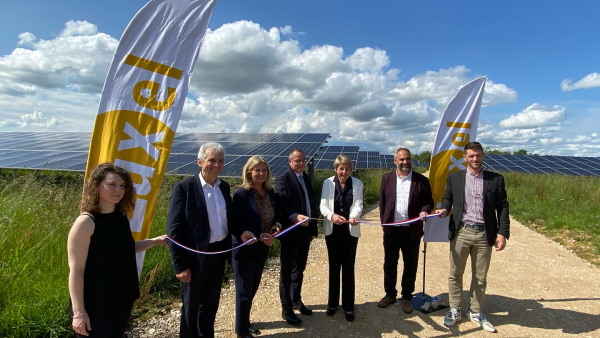 Inauguration du parc photovoltaïque de Sennecey-le-Grand