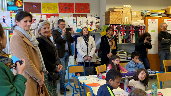 Visite de l'école bilingue Raymond-Dorey à Tournus