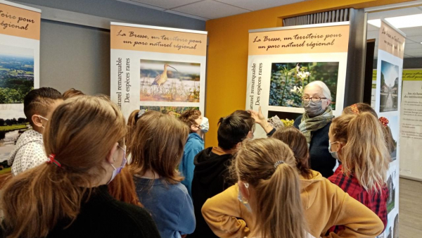 L'exposition sur le Parc naturel régional de Bresse présentée à Condal et Varennes-Saint-Sauveur
