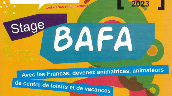Un stage BAFA organisé en avril à Louhans par les Francas