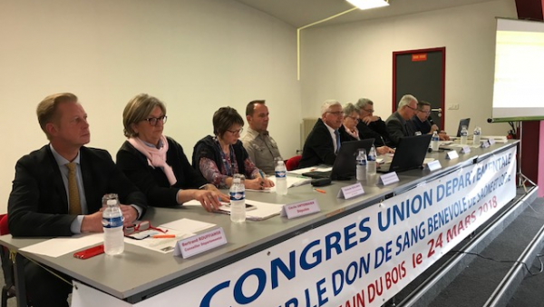 Congrès de l’Union départementale pour le don de sang bénévole à Saint-Germain-du-Bois