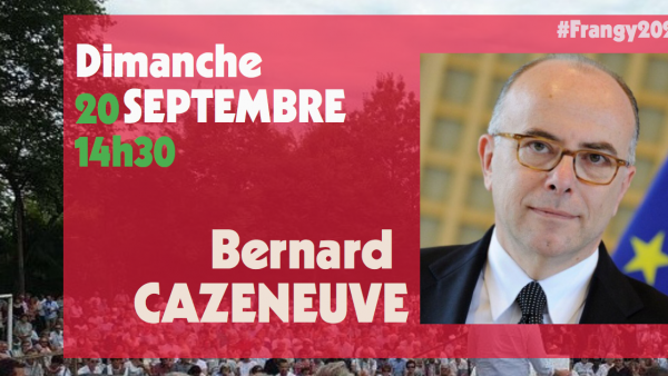 Bernard Cazeneuve à la fête de Frangy-en-Bresse dimanche 20 septembre