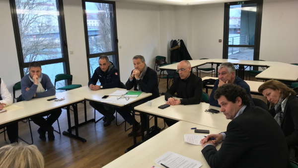 Rencontre avec la Fédération régionale des travaux publics à Chalon-sur-Saône