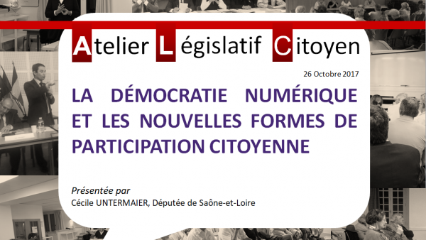 Retour sur l'ALC "Démocratie numérique et nouvelles formes de participation citoyenne"