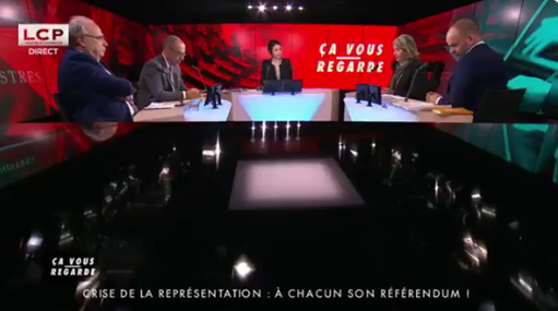 Participation au débat LCP : « Crise de la représentation: à chacun son référendum! »