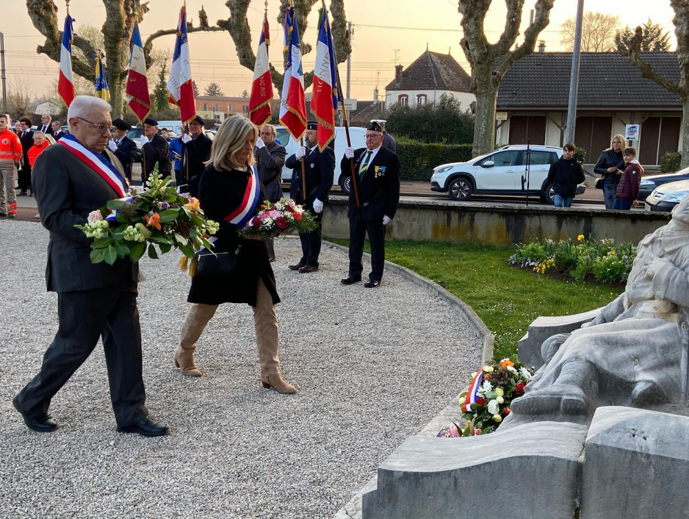 Cérémonie de commémoration du 19 mars 1962 à Louhans-Châteaurenaud