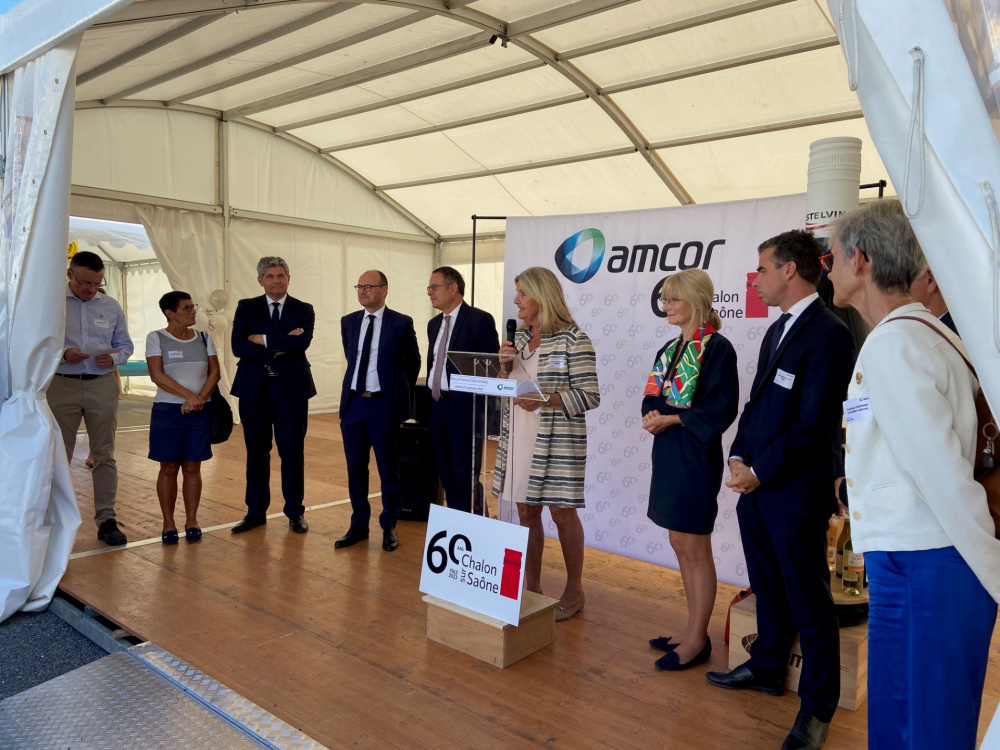 60 ans de l'entreprise Amcor Capsules à Chalon-sur-Saône
