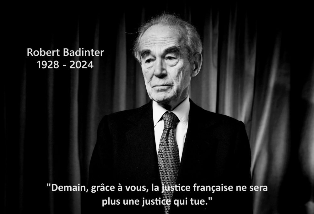 Le discours de Robert Badinter contre la peine de mort