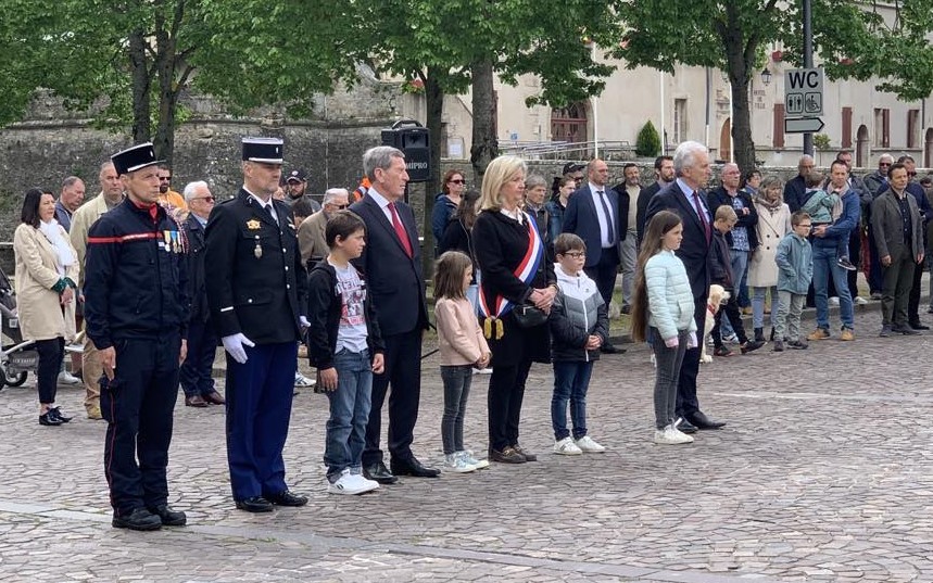 Commémoration à Sennecey-le-Grand du 78e anniversaire de la Victoire du 8 mai 1945
