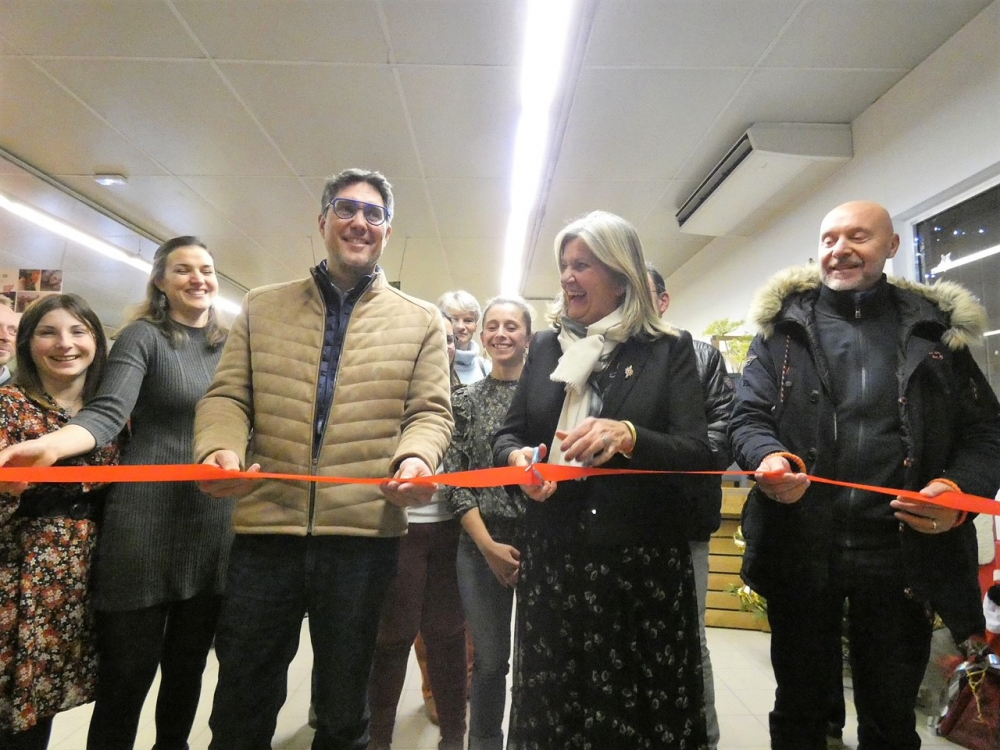 Inauguration du magasin de producteurs "La ferme d'à côté" à Tournus