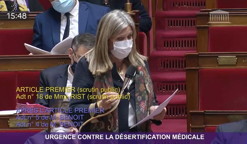Après une conférence de presse à Chalon-sur-Saône, la loi d'urgence contre les déserts médicaux en débat à l'Assemblée nationale