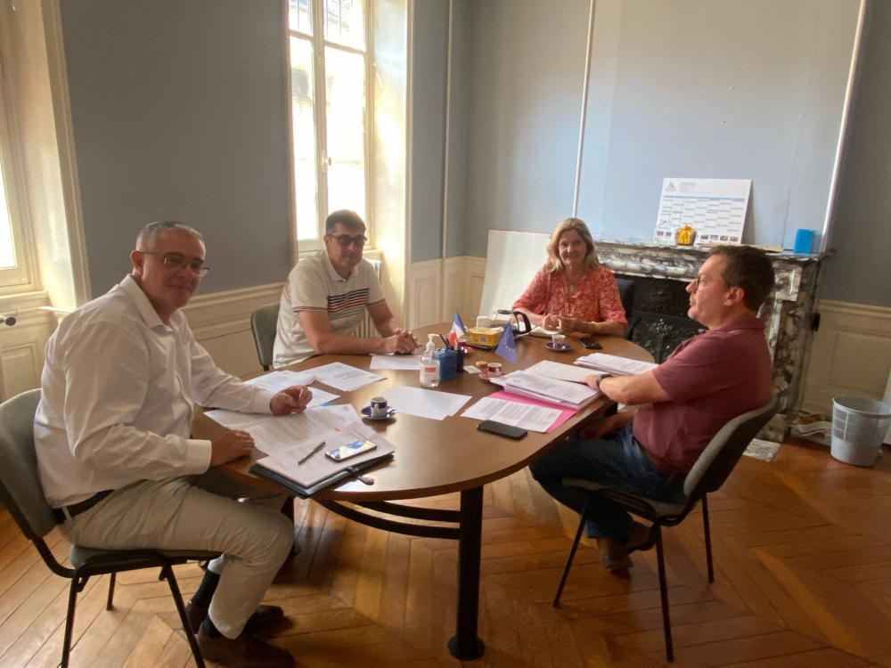 Rencontre avec les représentants de la Confédération de l'artisanat et des petites entreprises du bâtiment de Saône-et-Loire