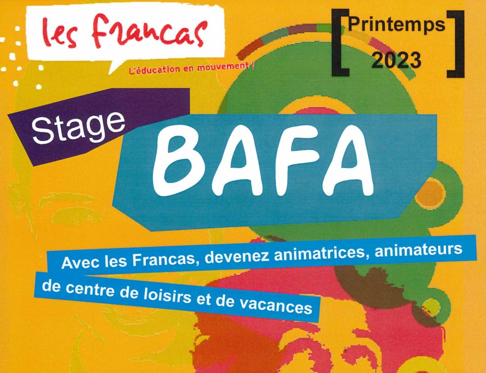 Un stage BAFA organisé en avril à Louhans par les Francas