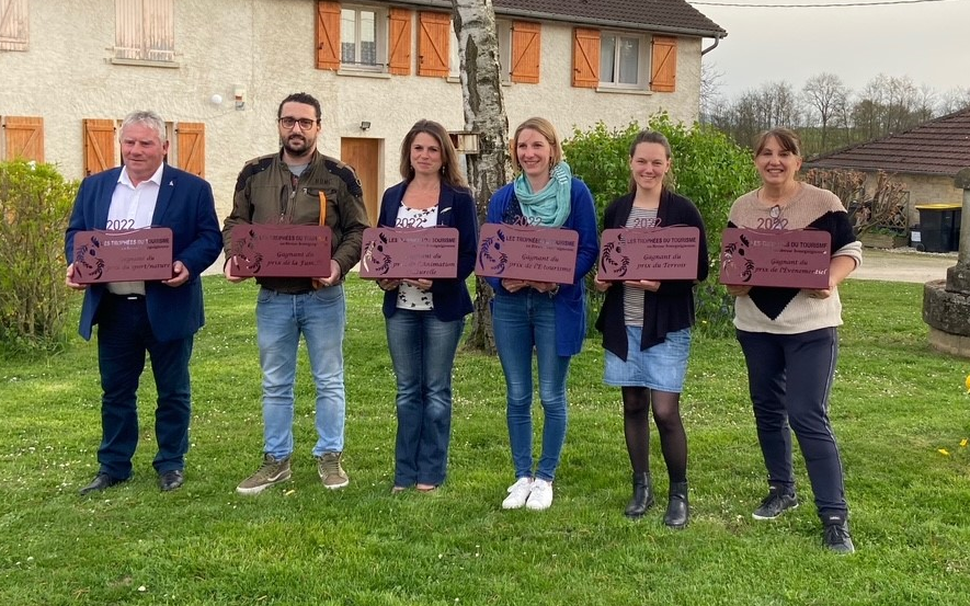 Remise des Trophées du tourisme au Domaine de la Loge de Flacey-en-Bresse