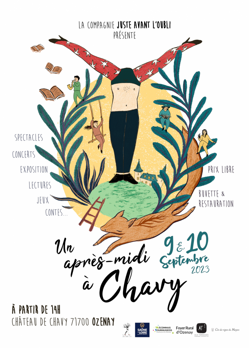 Rendez-vous au festival "Un après-midi à Chavy" les 9 & 10 septembre à Ozenay