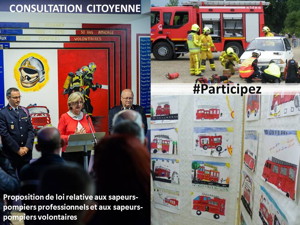 Consultation citoyenne sur la proposition de loi relative aux sapeurs-pompiers professionnels et aux sapeurs-pompiers volontaires