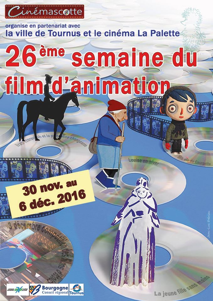L’association pour l’animation du cinéma de Tournus présente  la 26ème semaine du film d’animation
