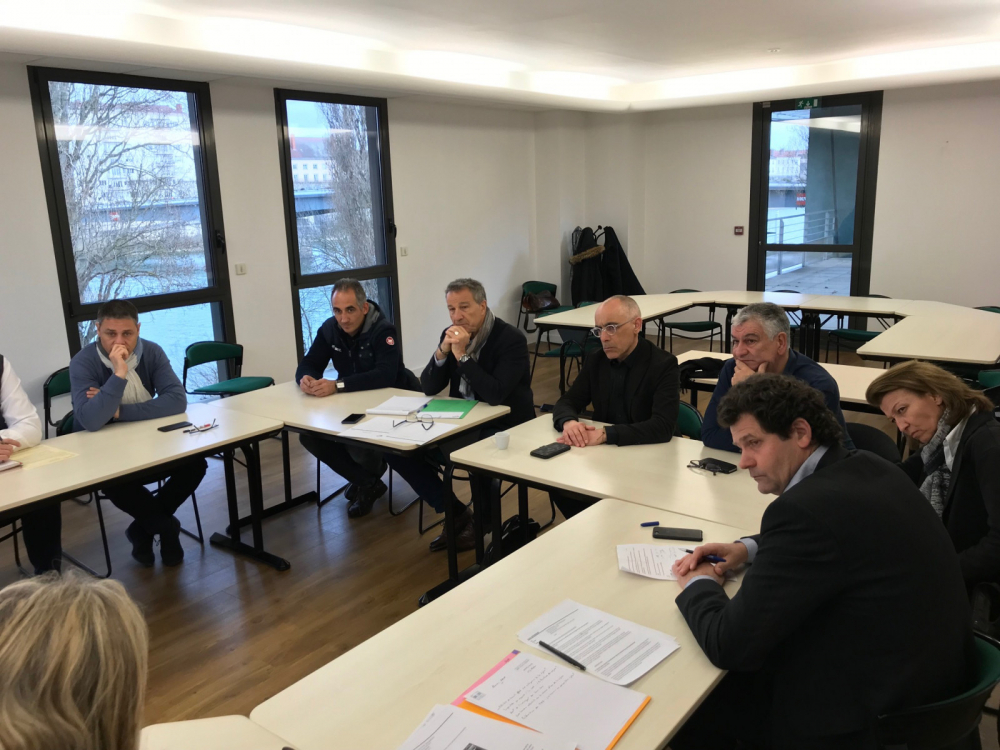 Rencontre avec la Fédération régionale des travaux publics à Chalon-sur-Saône