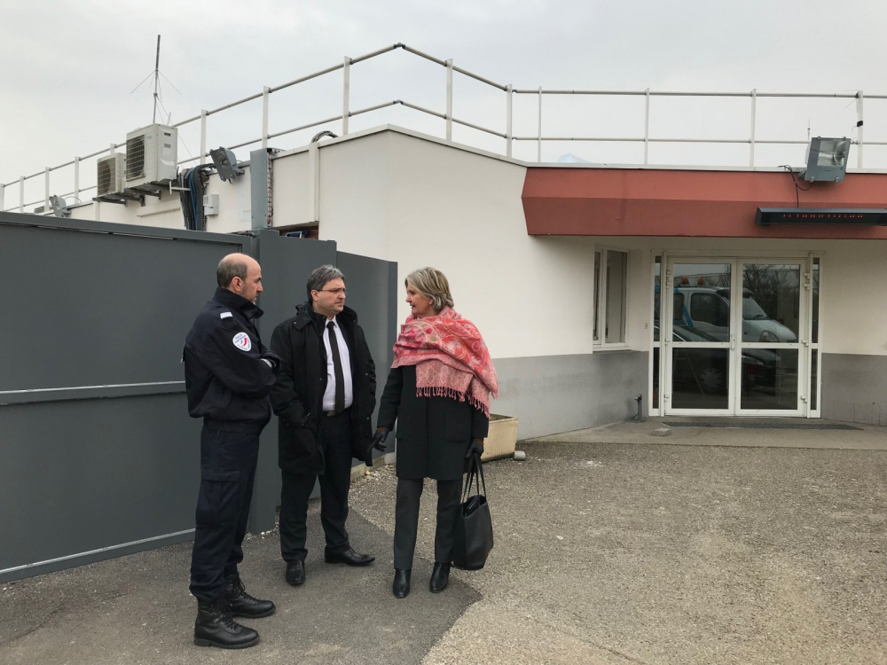 Visite du Centre de rétention administrative de Lyon Saint-Exupéry