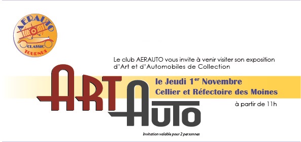 Exposition d'art et de voitures de collection à Tournus
