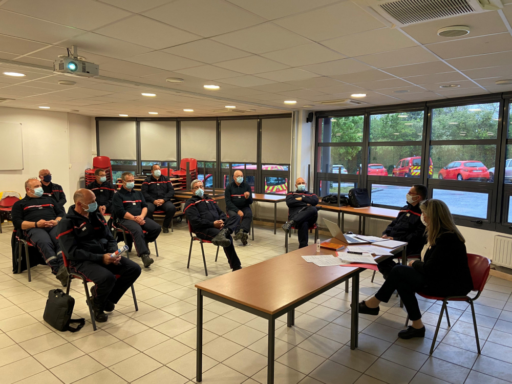 Un texte de loi en faveur des sapeurs-pompiers volontaires et professionnels présenté à Louhans